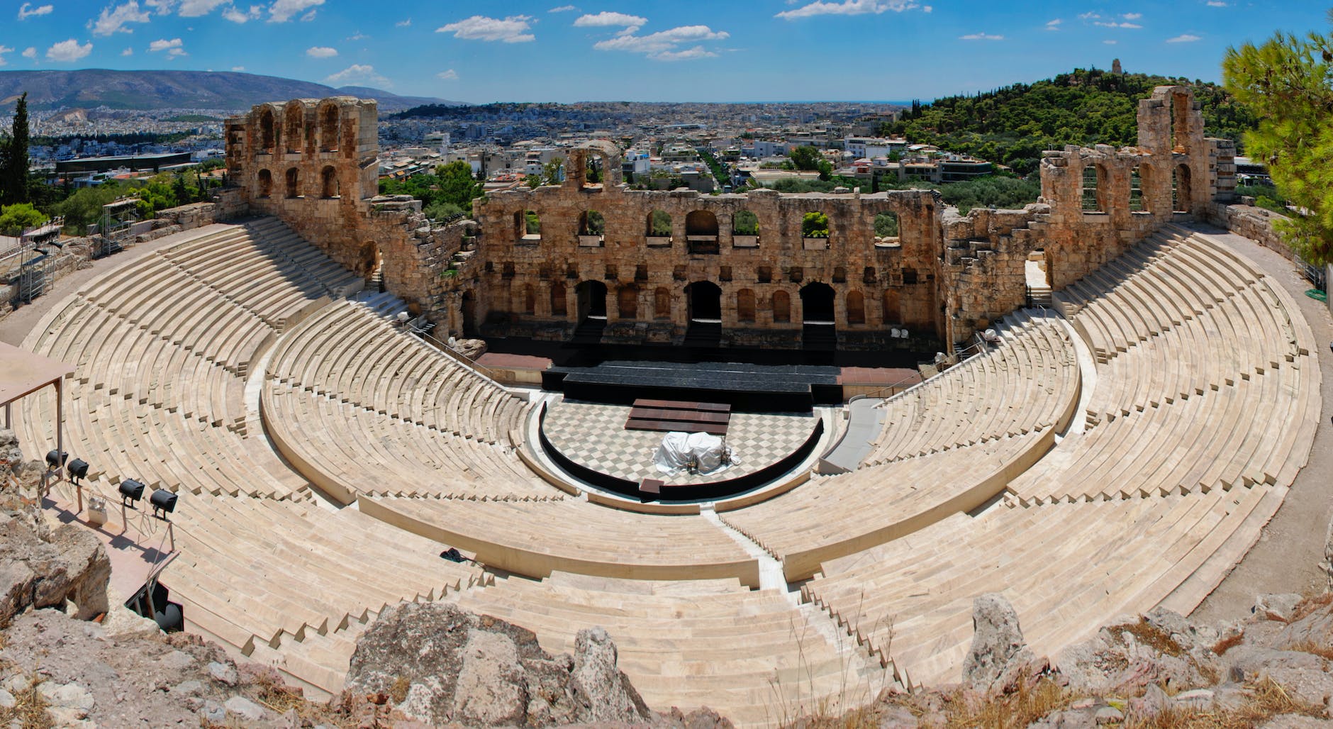 famous odeon of herodes atticus