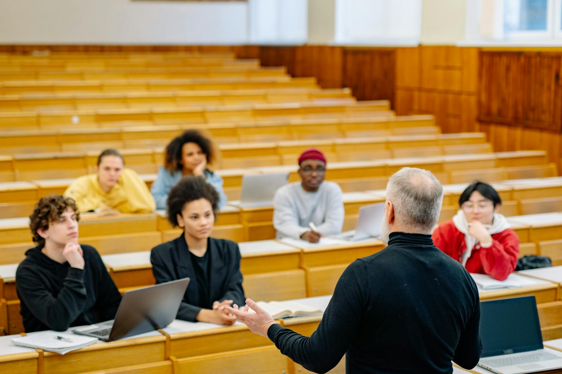 lecture at the university